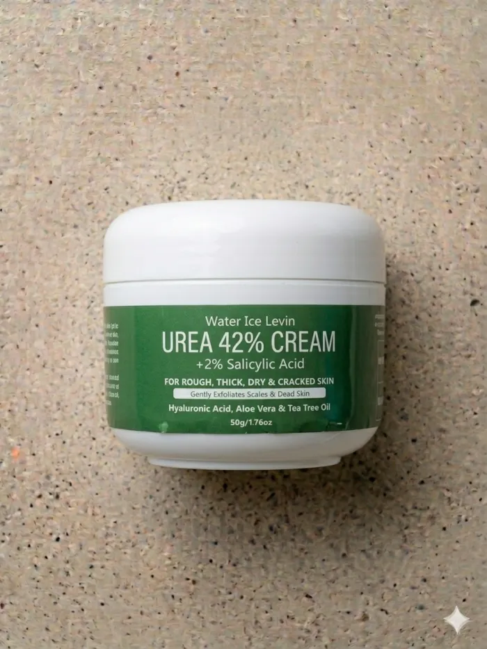 Crema de urea 42% hidratante para pies y manos con
