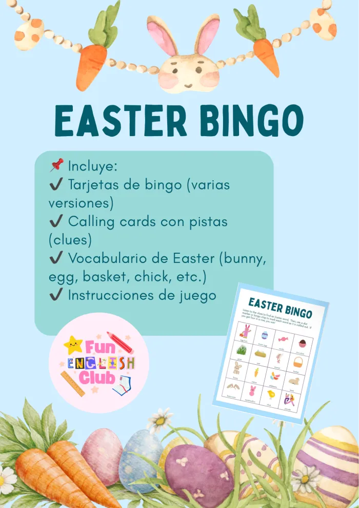 Easter Bingo Game