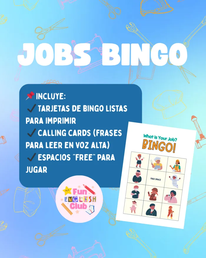 Jobs Bingo Game