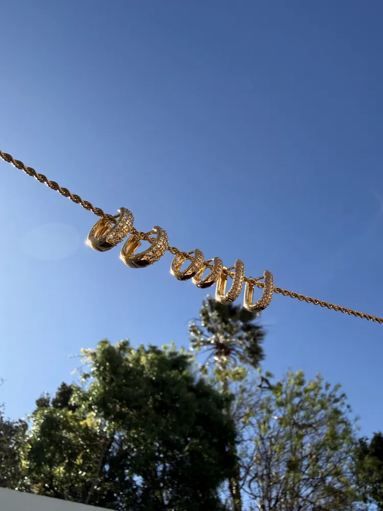 Aros en Acero Dorado 