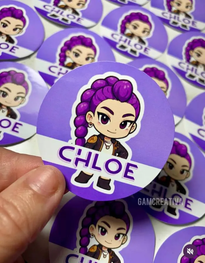 PLANCHA DE STICKERS PERSONALIZADOS 