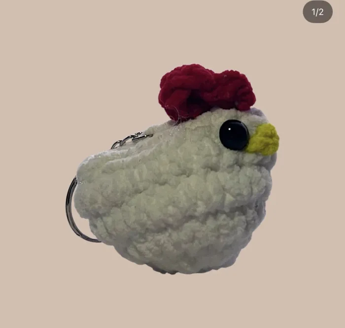 Llavero de gallina