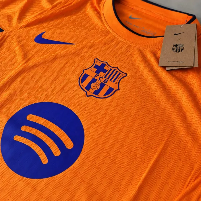 Camsieta Naranja Barcelona (Versión Jugador) 2
