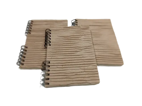 Cuaderno Artesanal tapa Corrugado marron
