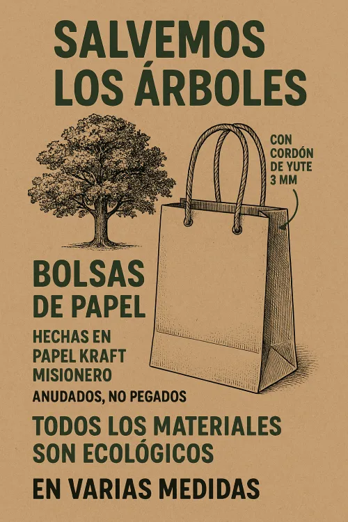 Bolsas Ecológicas papel kraft