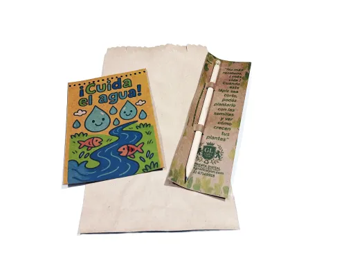 Pack x50 Souvenir Ecológico Infantil Block + Lápiz