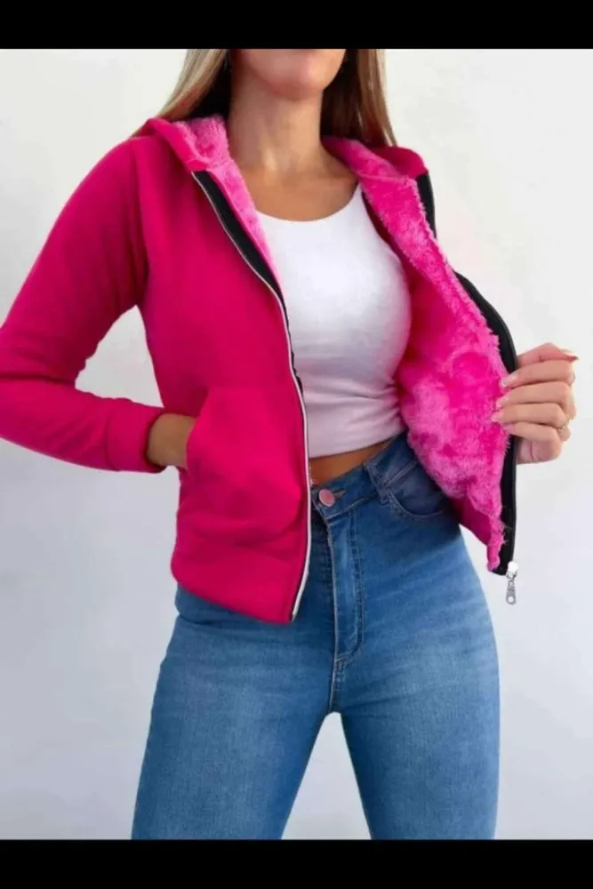 CAMPERA CON PIEL COLORES VARIOS 2