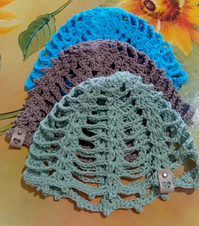 Mesh hat (gorritos calados)