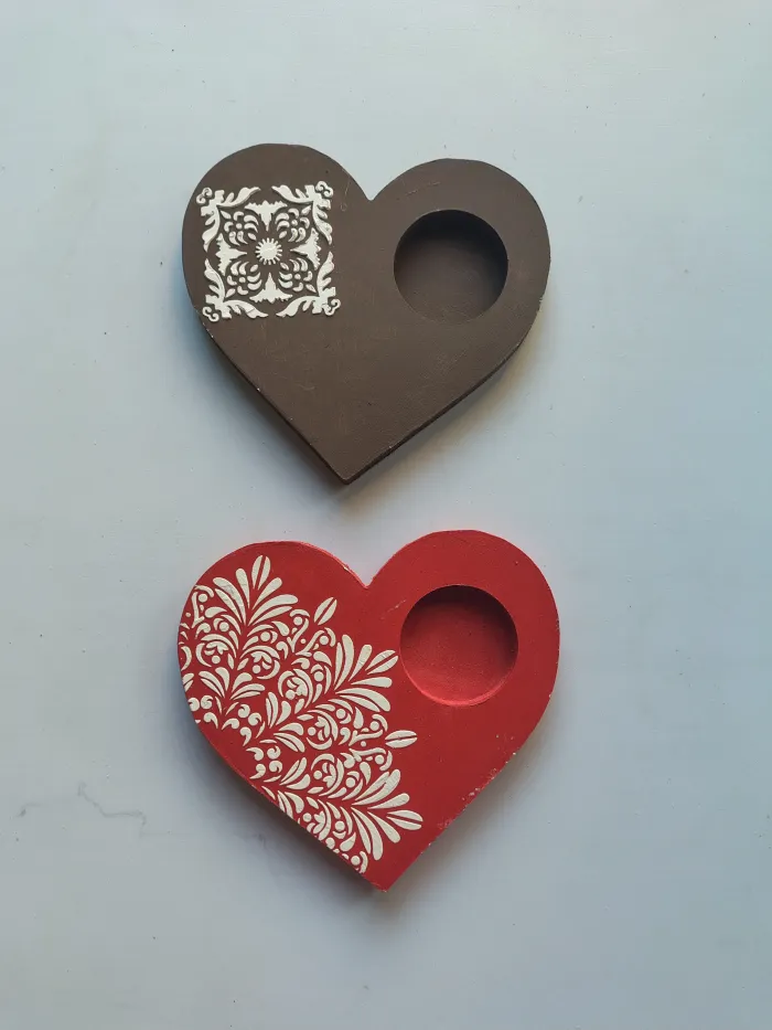 Portavelas corazon y farol 2