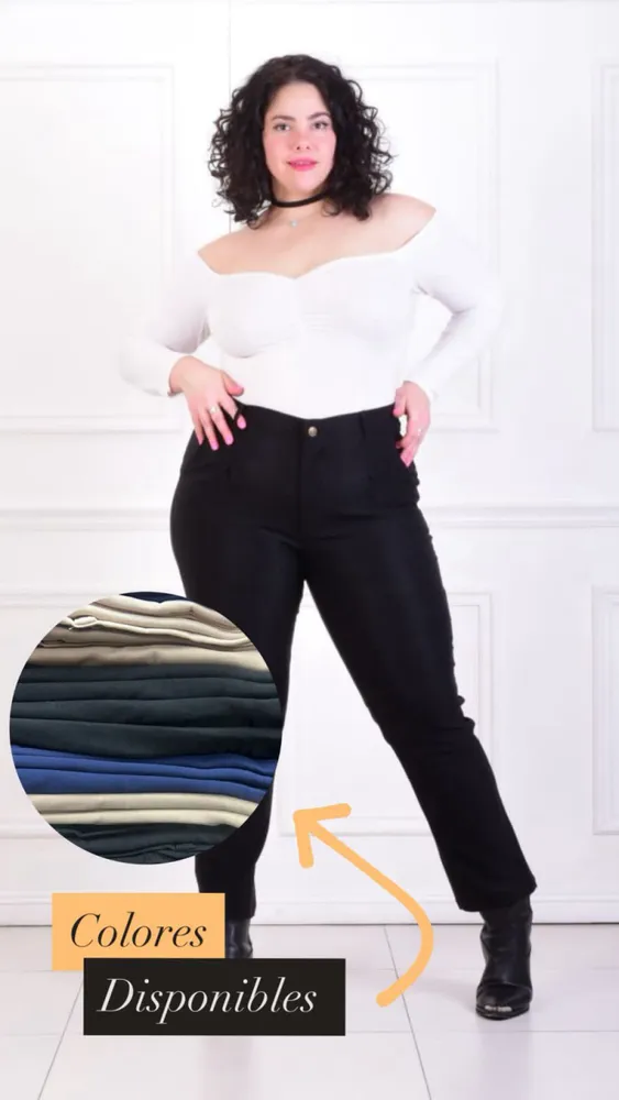 Pantalón bengalina recto 