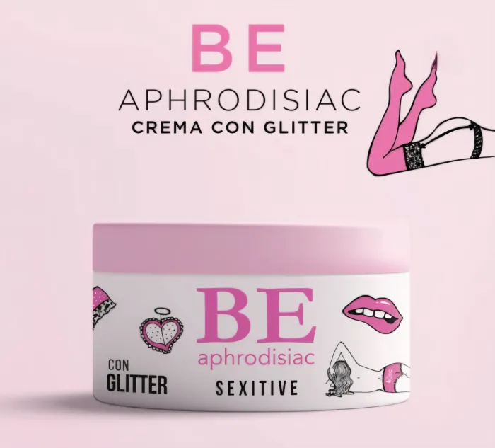 Crema perfumada con glitter