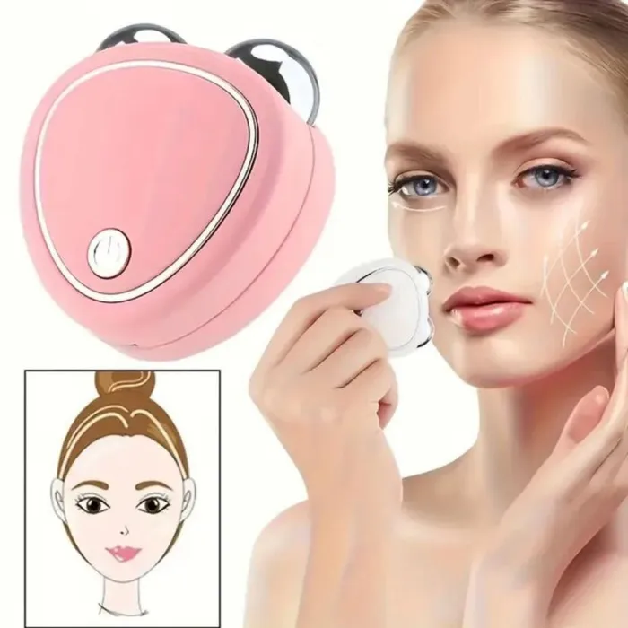 Masajeador facial microrriente