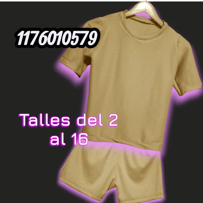Conjunto short y remera . 
