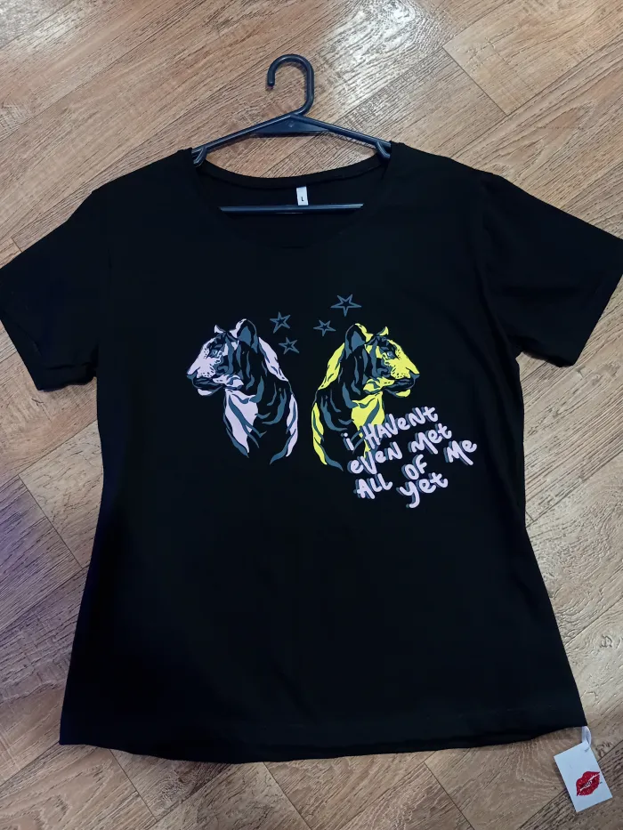 Remera Negra L