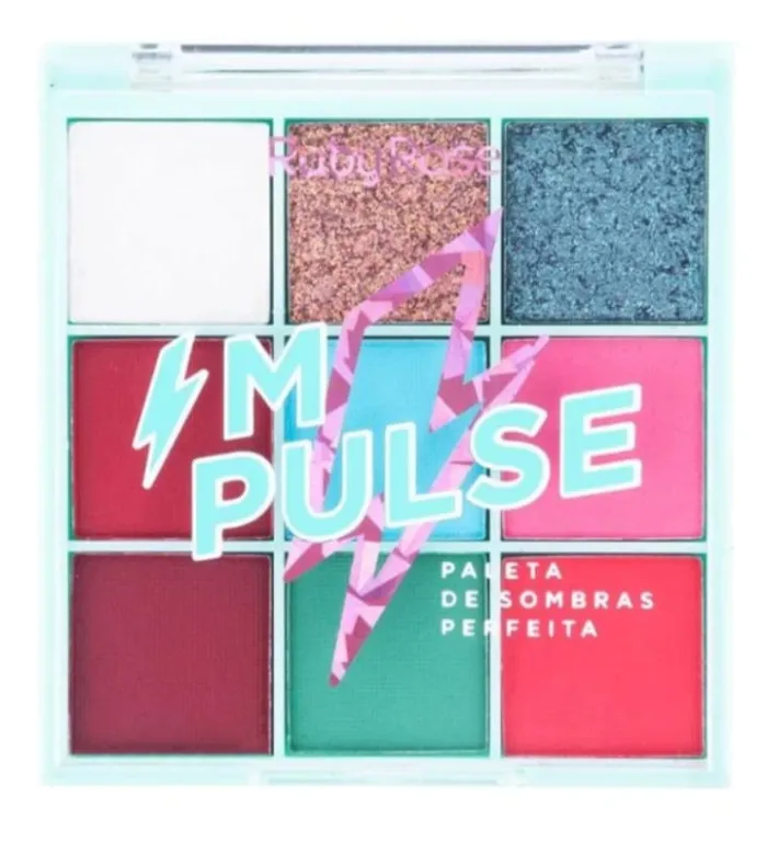 Paleta de sombras Impulse + glitter Ruby Rose 