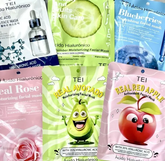 Mascarillas faciales Tei