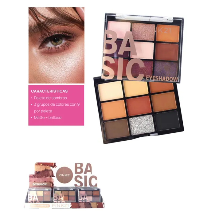 Paleta de sombras Pink 21