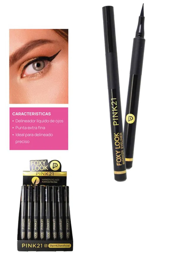 Delineador fibra Pink 21