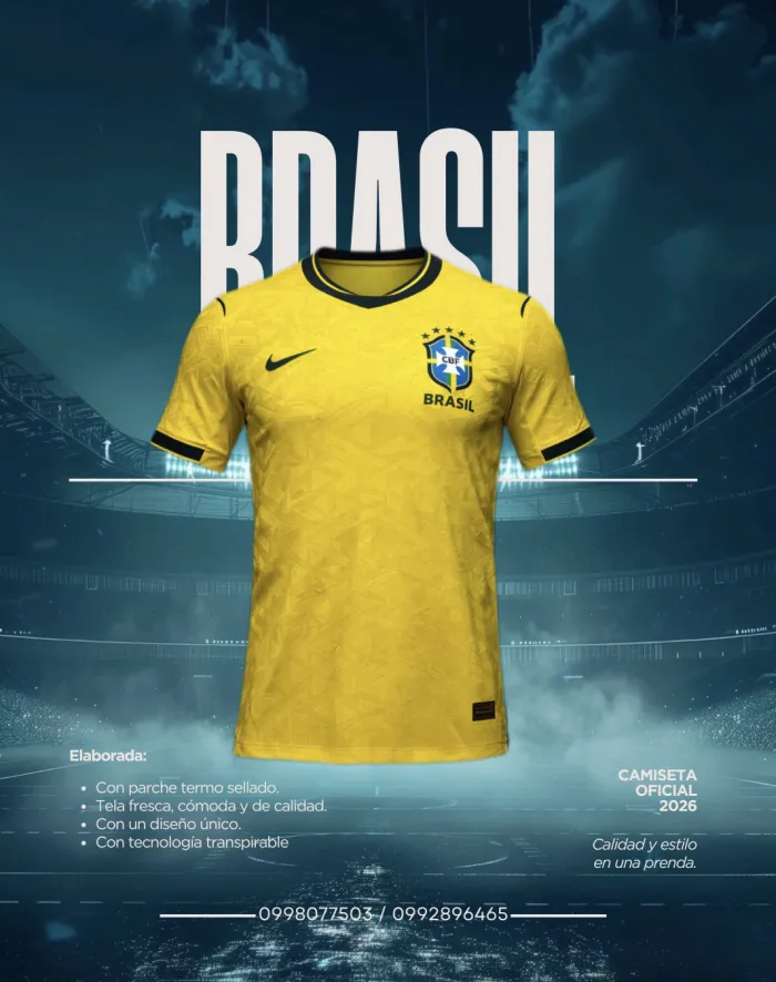 Camiseta Brasil Oficial 2026