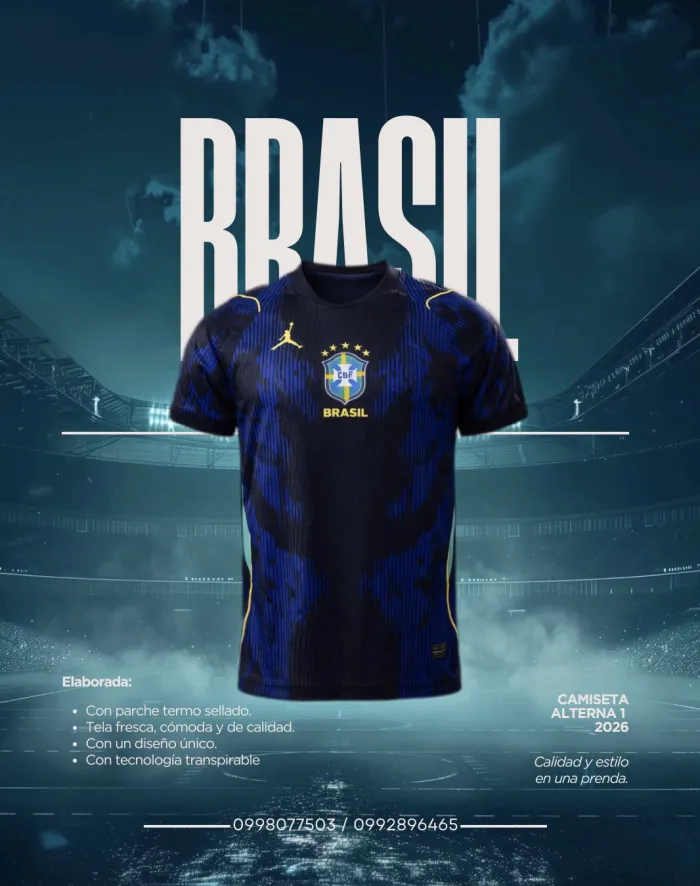 Camiseta Brasil Alterna 2026