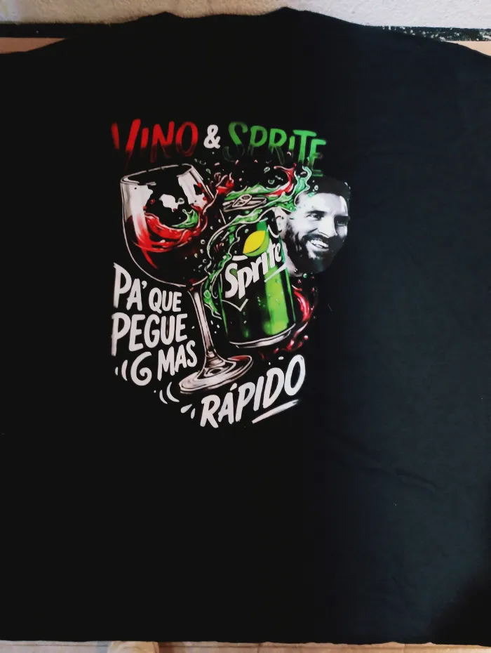 Remera personalizada estampado DTF 