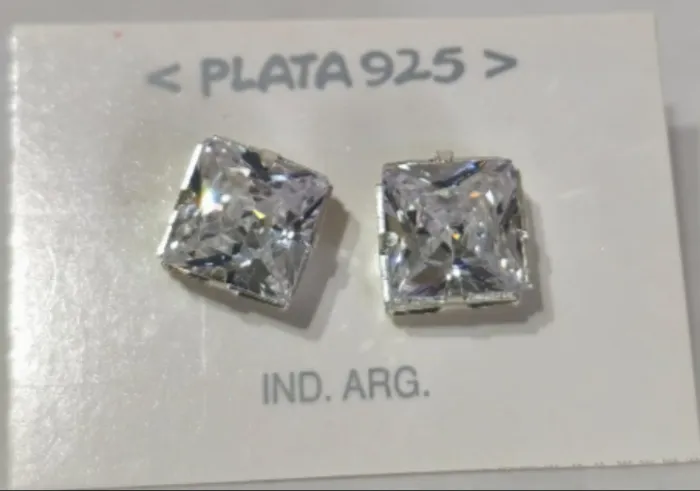 Aros de Plata 925 con Cristales