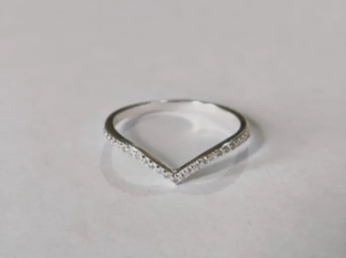Anillo de Plata con Brillantes