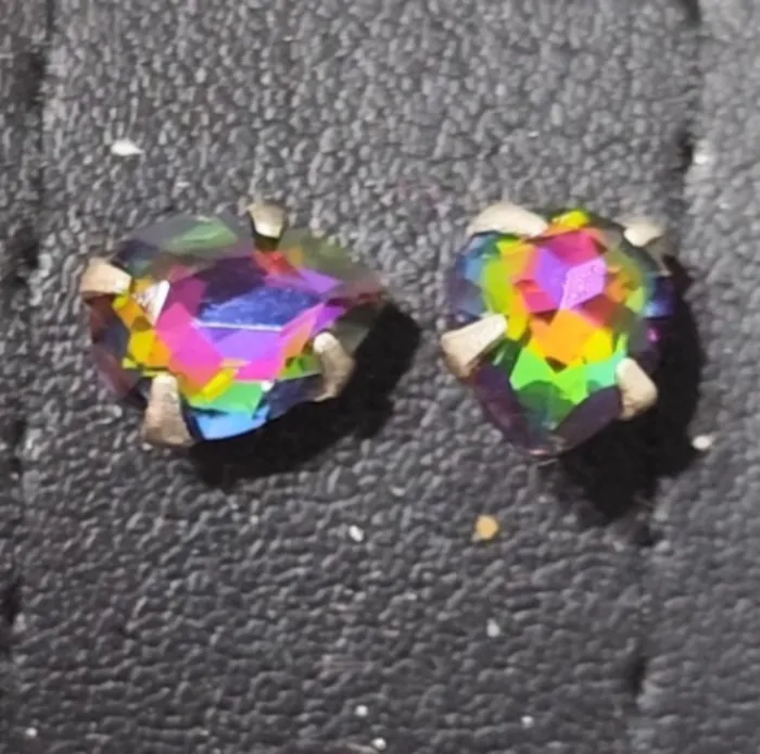 Aros de Plata Cristal