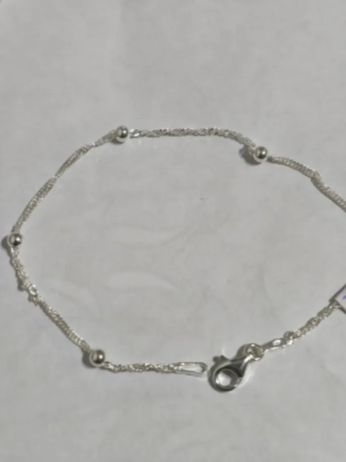 Pulsera de Plata con Esferas
