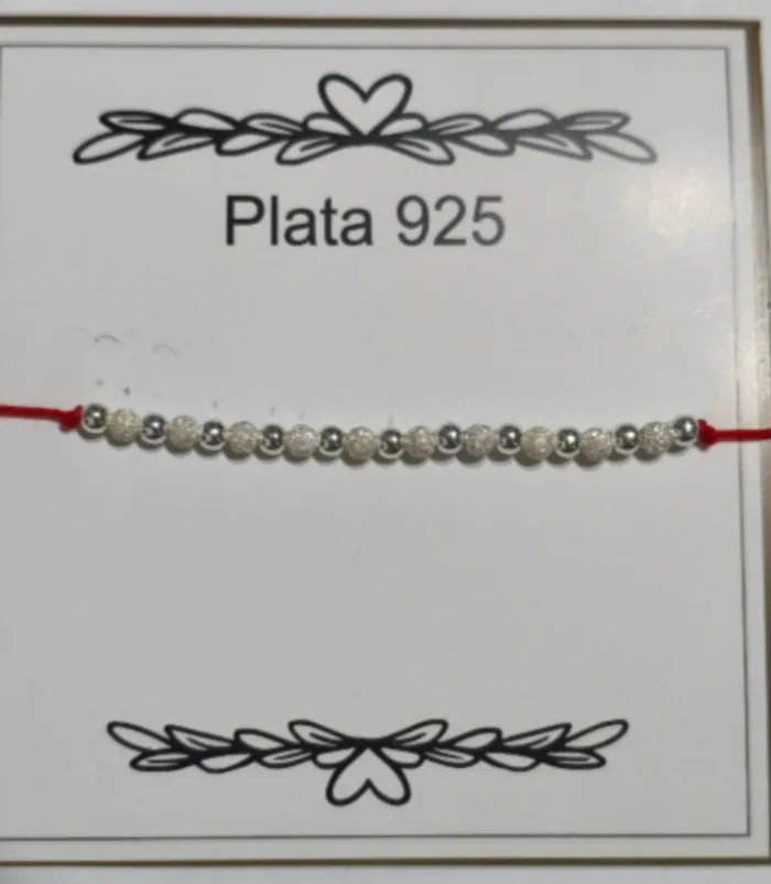 Pulsera de Plata 925 con Bolitas 