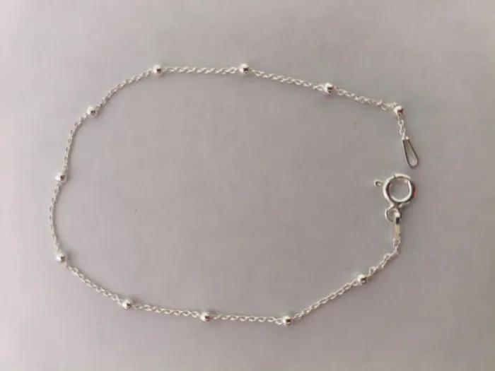 Pulsera de Plata con esferas