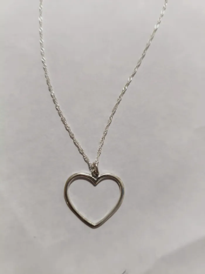 Collar Corazón de Plata 