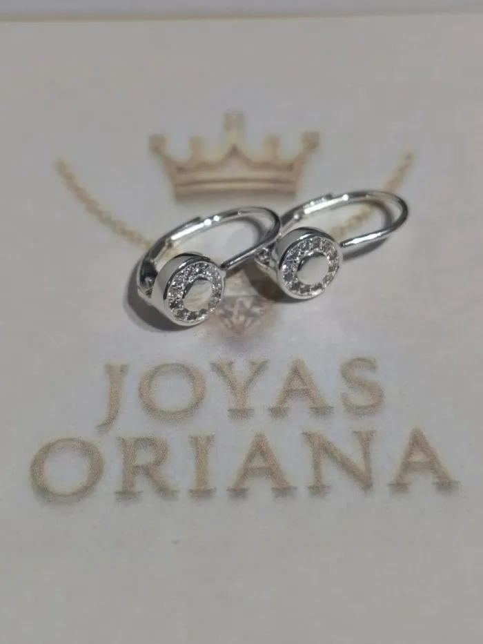 Aros de Plata con Circonitas