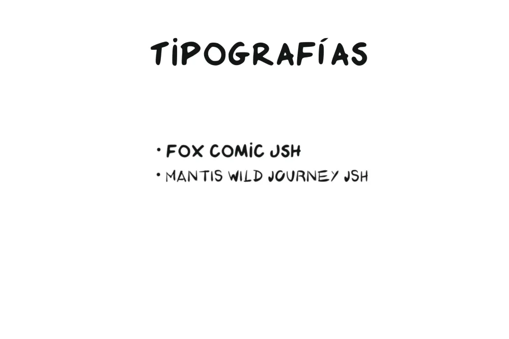 Tipografías