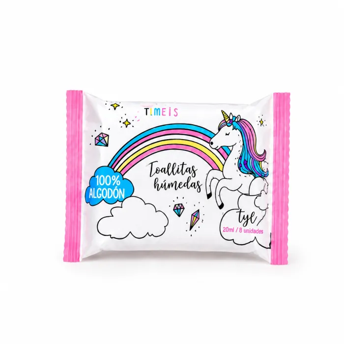 Toallitas Húmedas Unicornio TIMEIS – 8 unidades