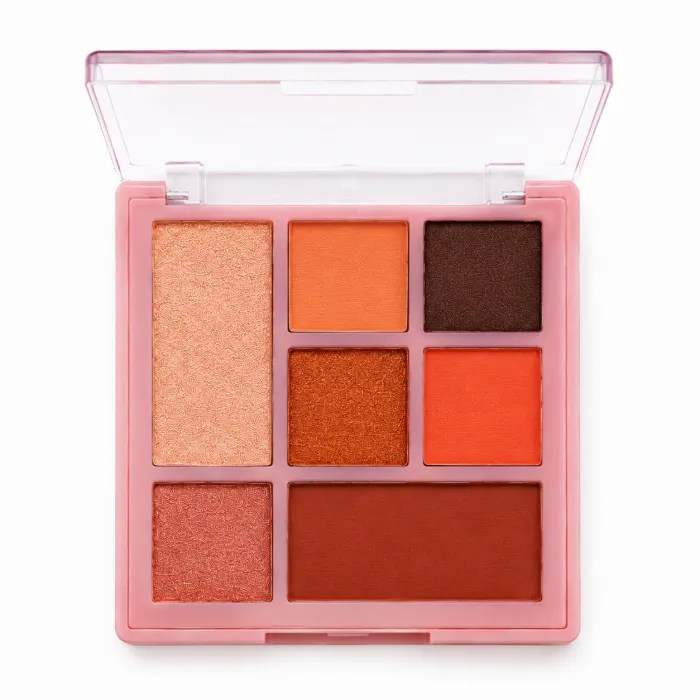 Paleta de Sombras TEI – Tonos Cálidos con Iluminad