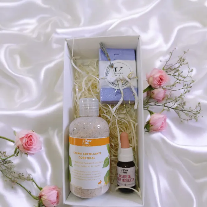 Sets Crema exfoliante corp.+A. Rosa M. + J.Lavanda
