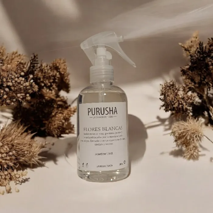  🌿 Spray Textil Flores Blancas | 200 ML