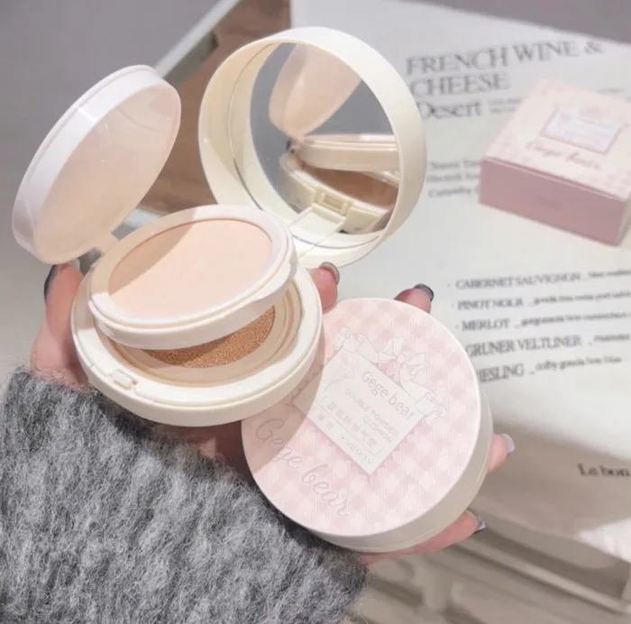 Base double powder cushion: Base + polvo compacto 