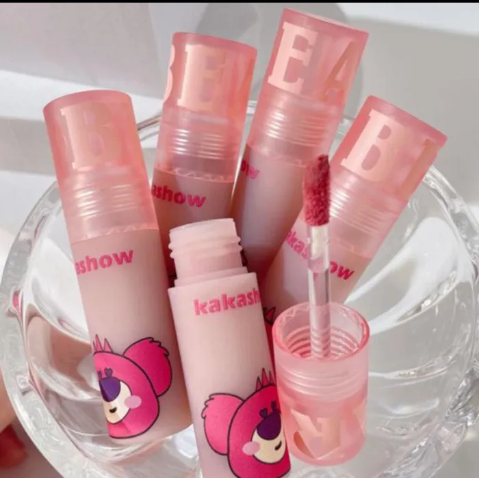 Labial terciopelo osito lotso kakashow 