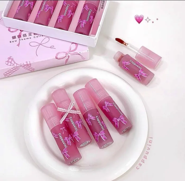 Butterfly iced mirror lip glaze 