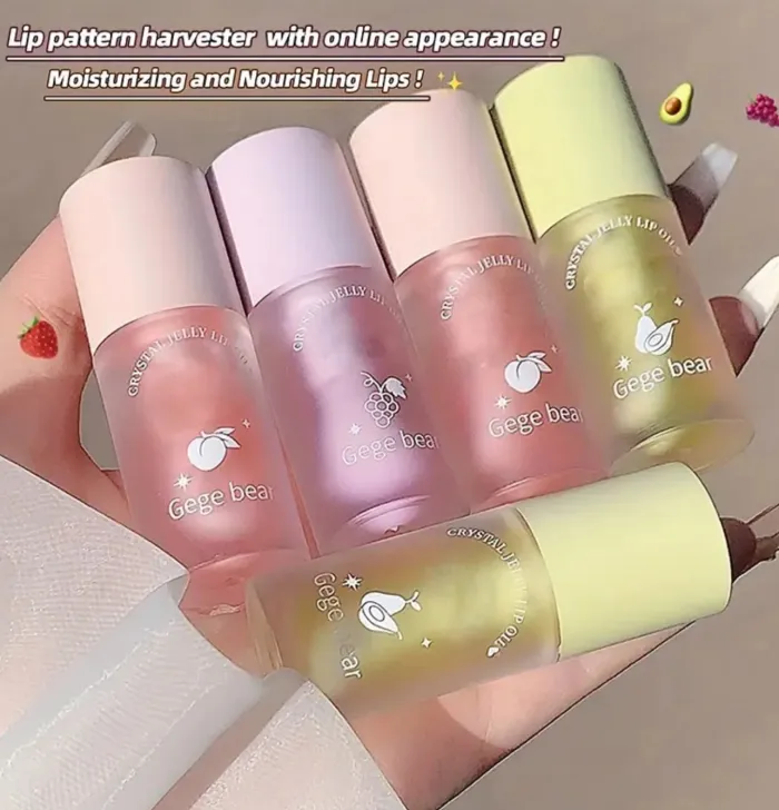 Crystal jelly lip oil