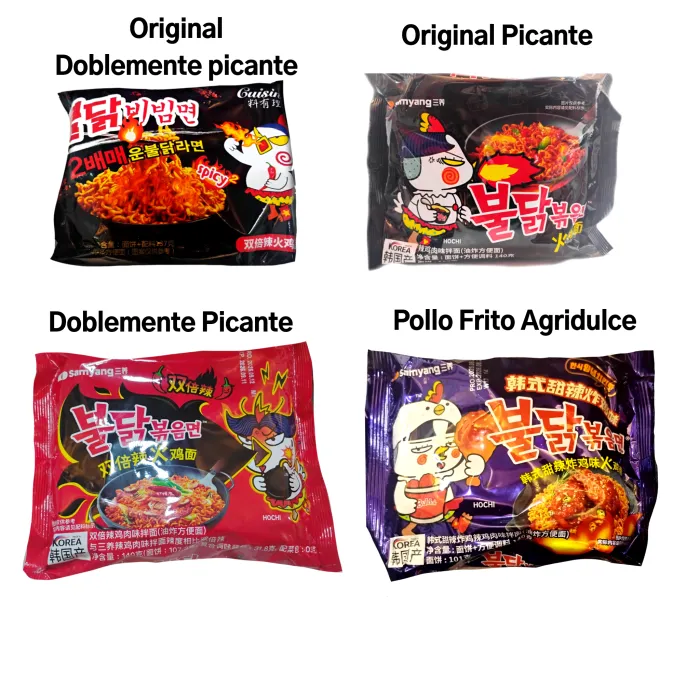 Ramen Instantáneo Buldak Pollo Sabores