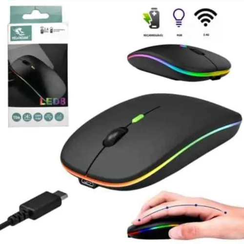 Mouse recargable inalámbrico