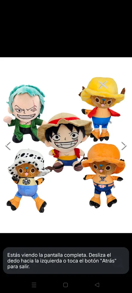One piece peluches