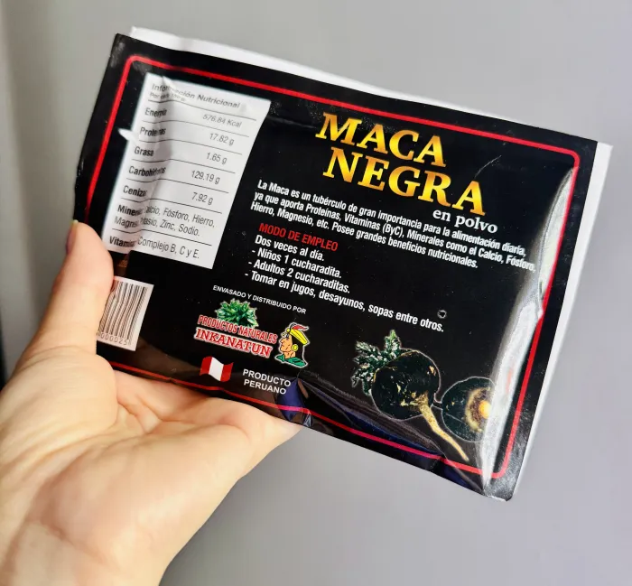 Maca Negra Suplemento x150gr 2