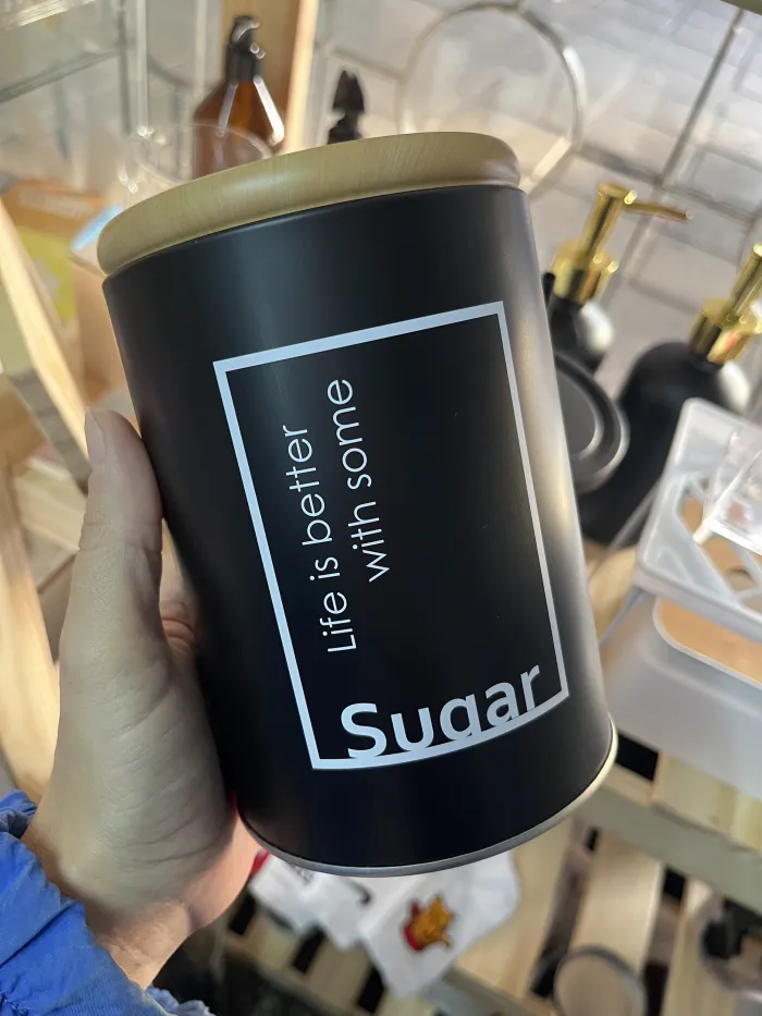 Lata para azucar