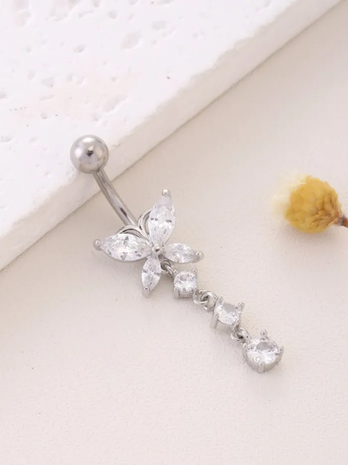 Piercing de Mariposa Blanco