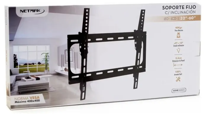Soporte Con Inclinación TV Monitor de 32" a 60" Netmak NM-ST09 Led/Lcd 2