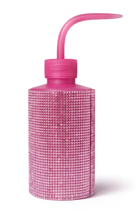 Botella pico curvo con strass